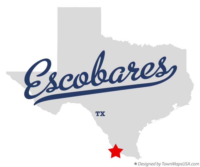 Map of Escobares, TX, Texas