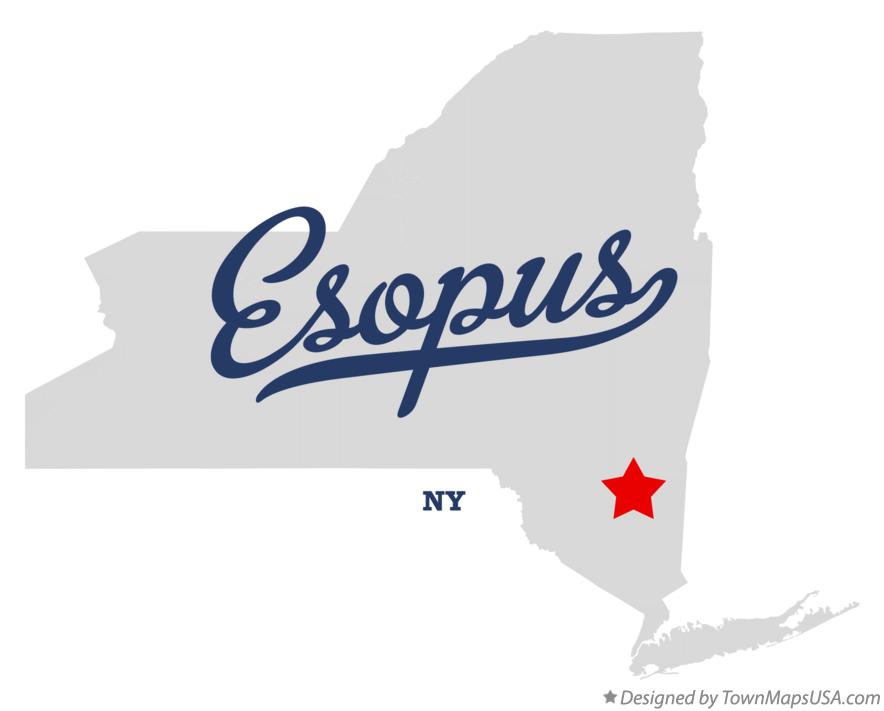 Map of Esopus, NY, New York
