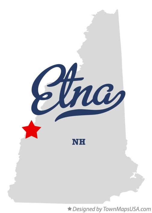 Map of Etna, NH, New Hampshire