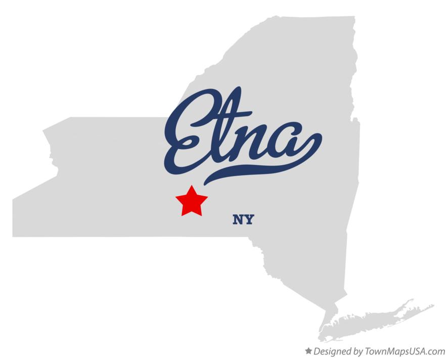Map of Etna, NY, New York