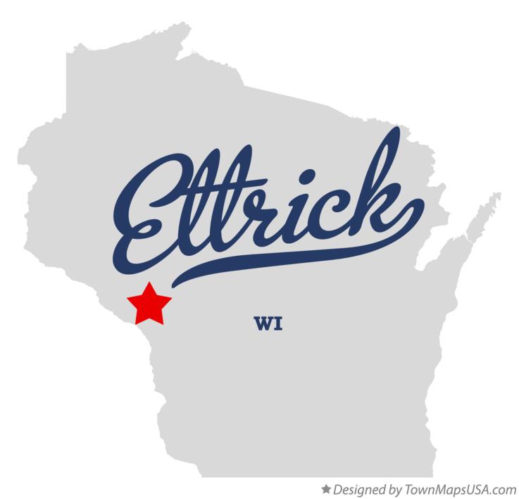 Map of Ettrick, WI, Wisconsin