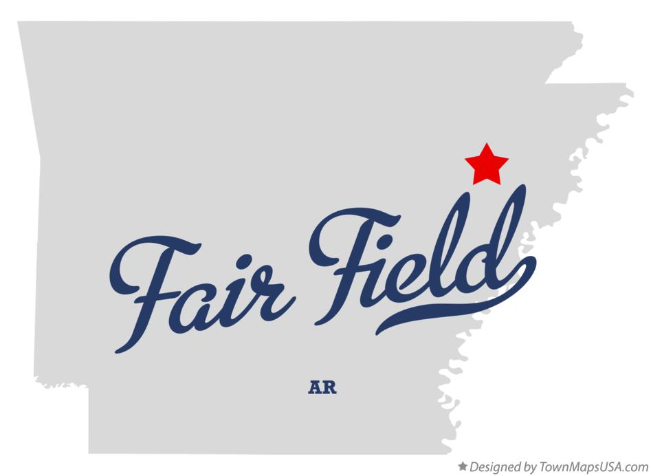 Map of Fair Field, AR, Arkansas