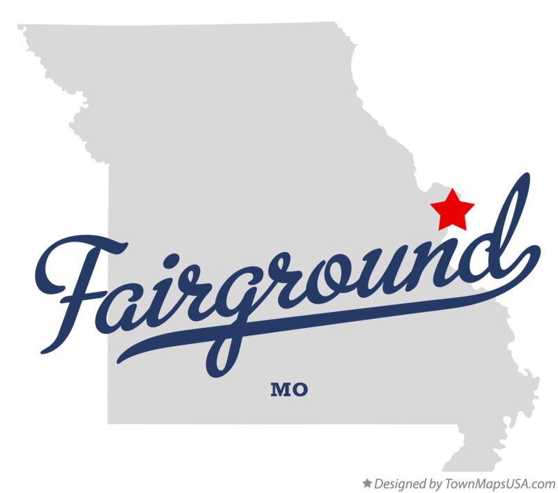 Map of Fairground, MO, Missouri