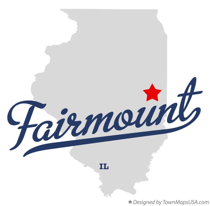 Map of Fairmount, Vermilion County, IL, Illinois