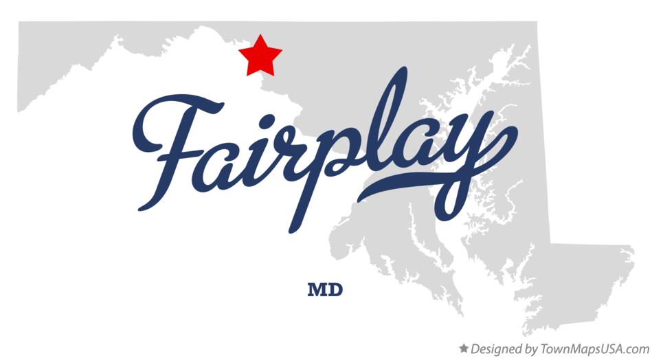 Map of Fairplay, MD, Maryland