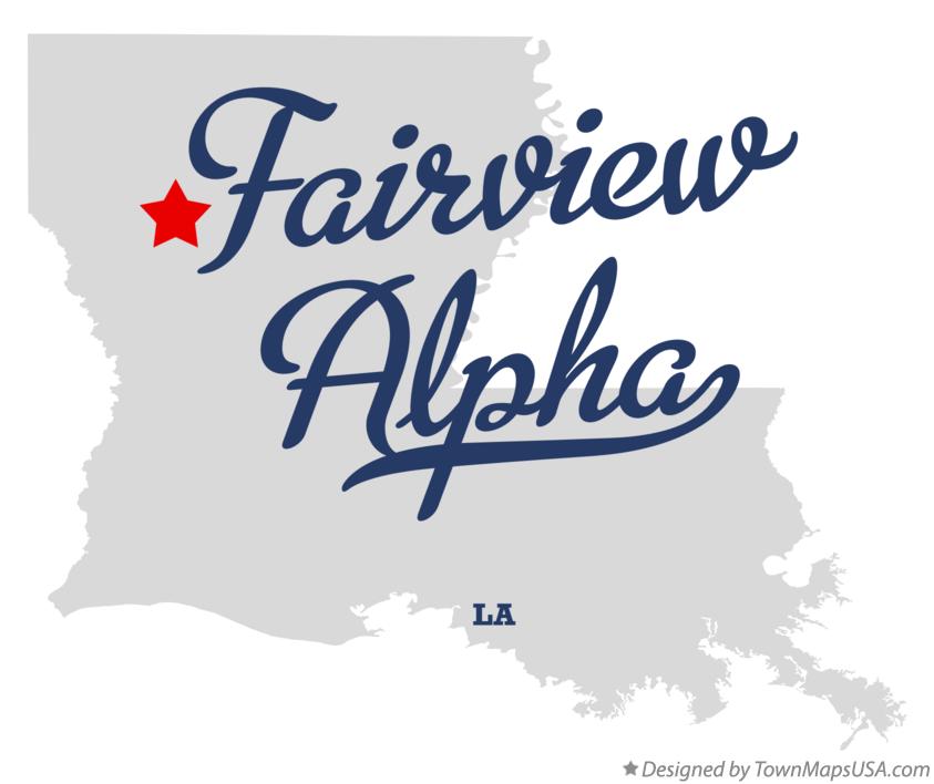 Map of Fairview Alpha, LA, Louisiana