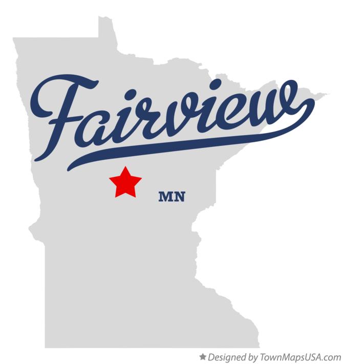 Map of Fairview, Cass County, MN, Minnesota