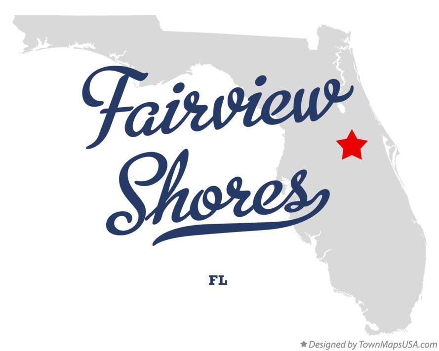 Map of Fairview Shores, FL, Florida