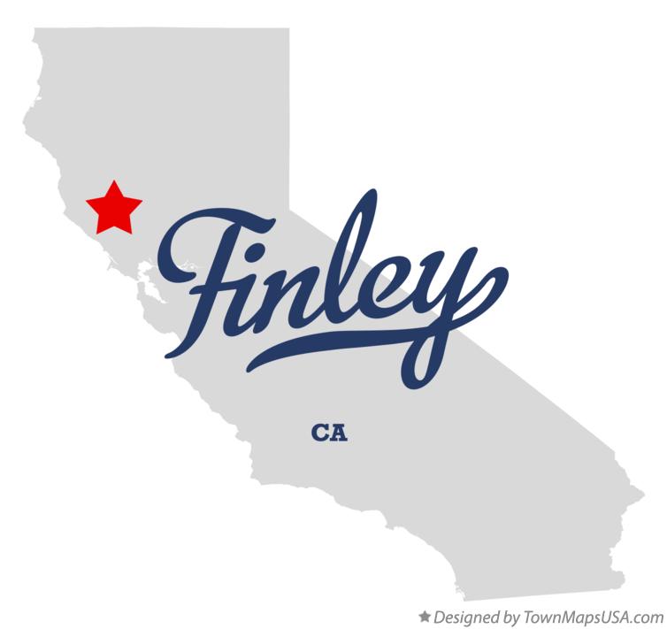 Map of Finley, CA, California