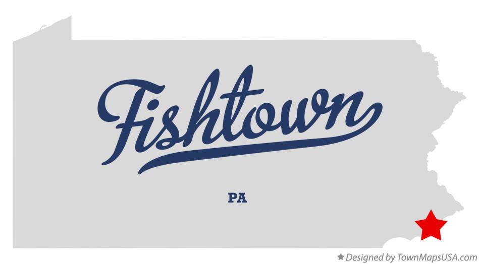 Map of Fishtown, PA, Pennsylvania