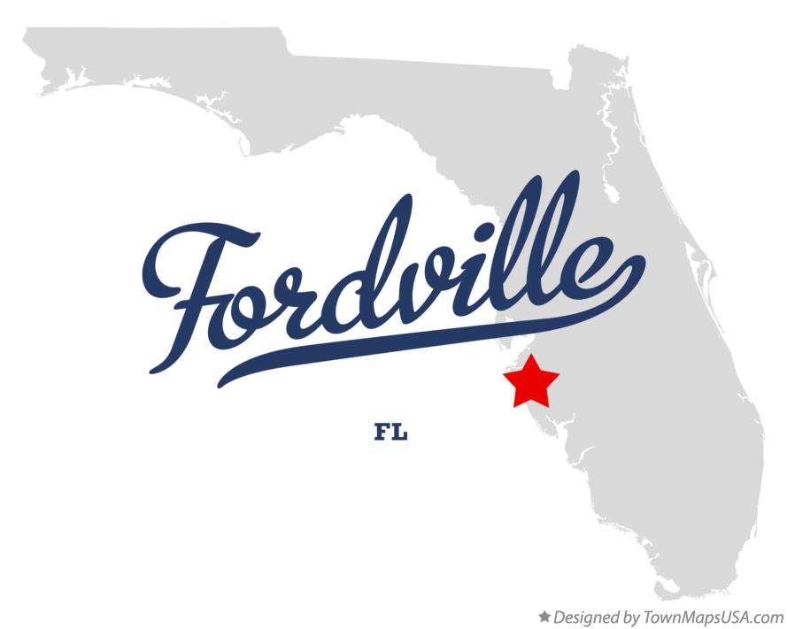 Map of Fordville, FL, Florida