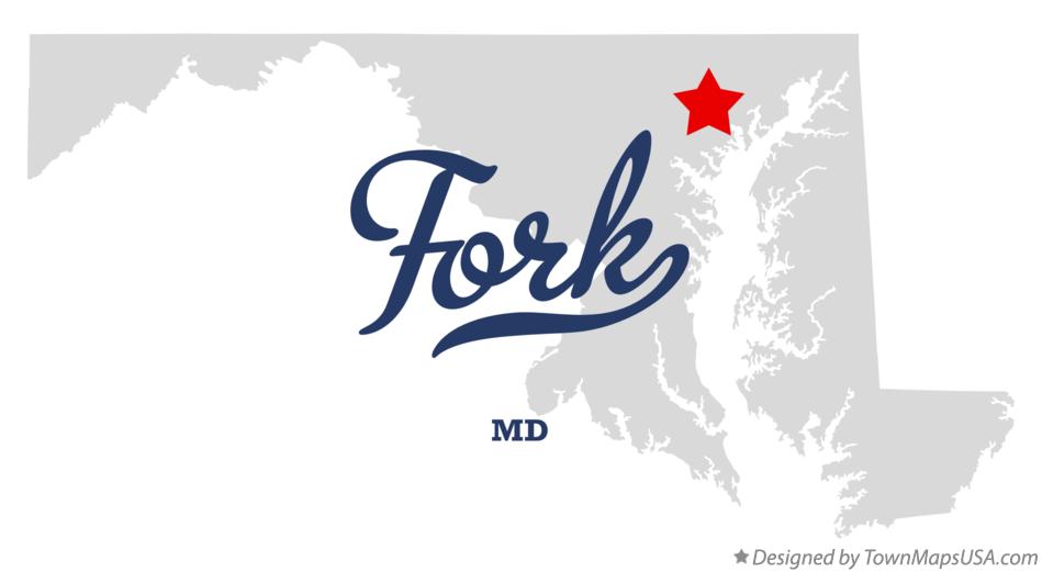 Map of Fork, MD, Maryland