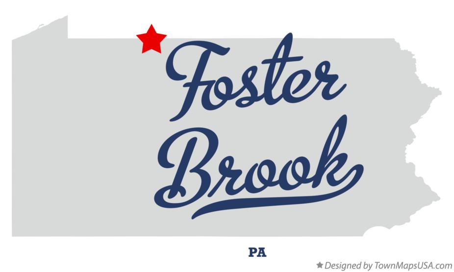 Map of Foster Brook, PA, Pennsylvania