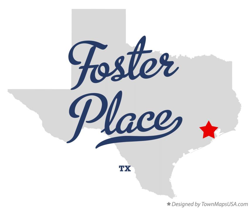 Map of Foster Place, TX, Texas