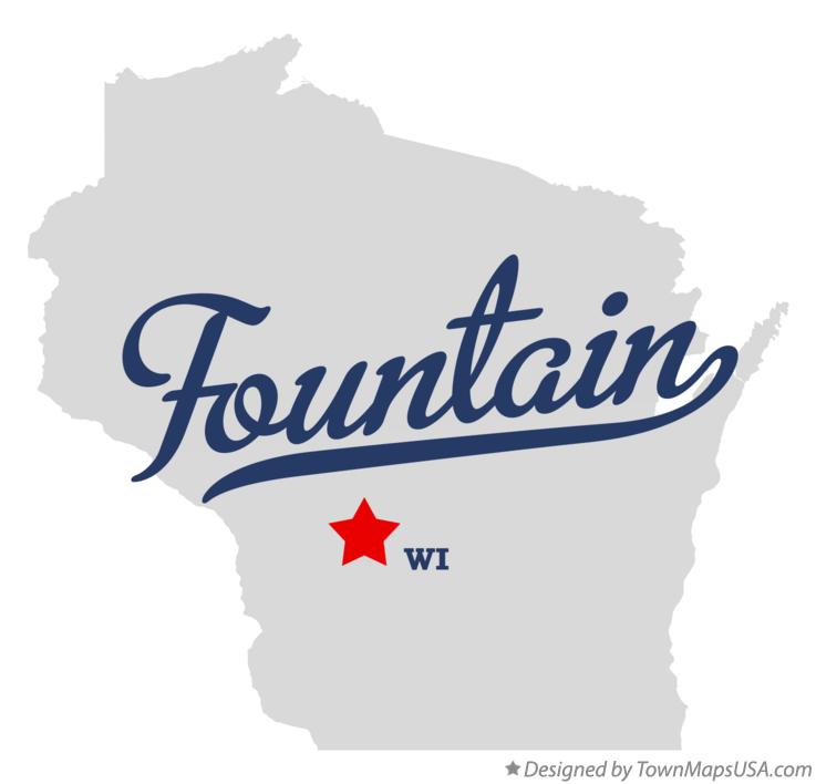 Map of Fountain, WI, Wisconsin