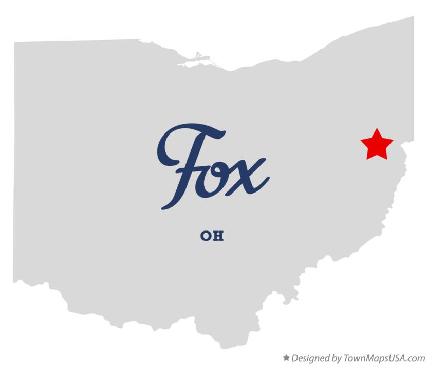 Map of Fox, OH, Ohio