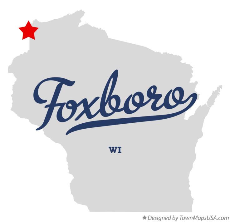 Map of Foxboro, WI, Wisconsin