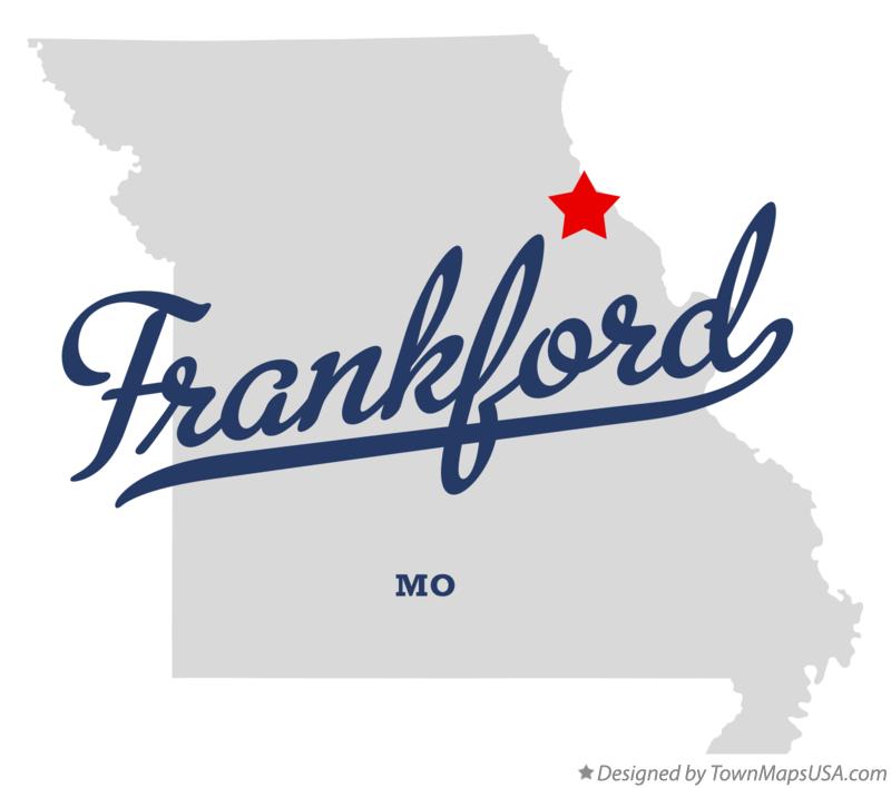 Map of Frankford, MO, Missouri