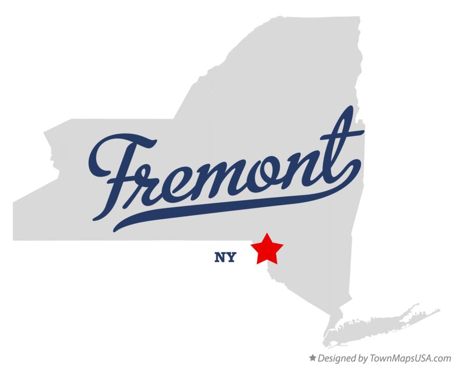 Map of Fremont, Sullivan County, NY, New York