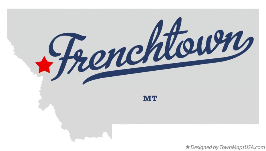 Map of Frenchtown, MT, Montana