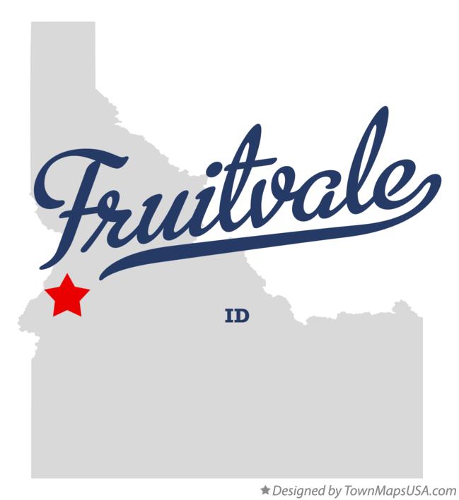 Map of Fruitvale, ID, Idaho
