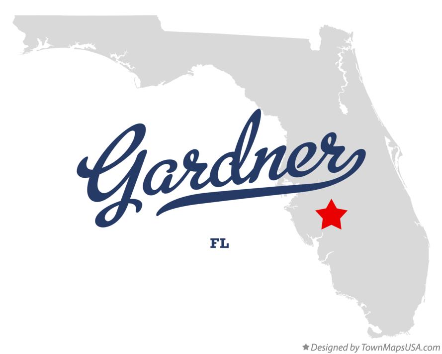 Map of Gardner, FL, Florida