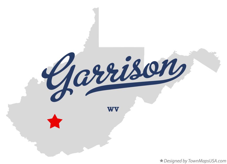 Map of Garrison, WV, West Virginia