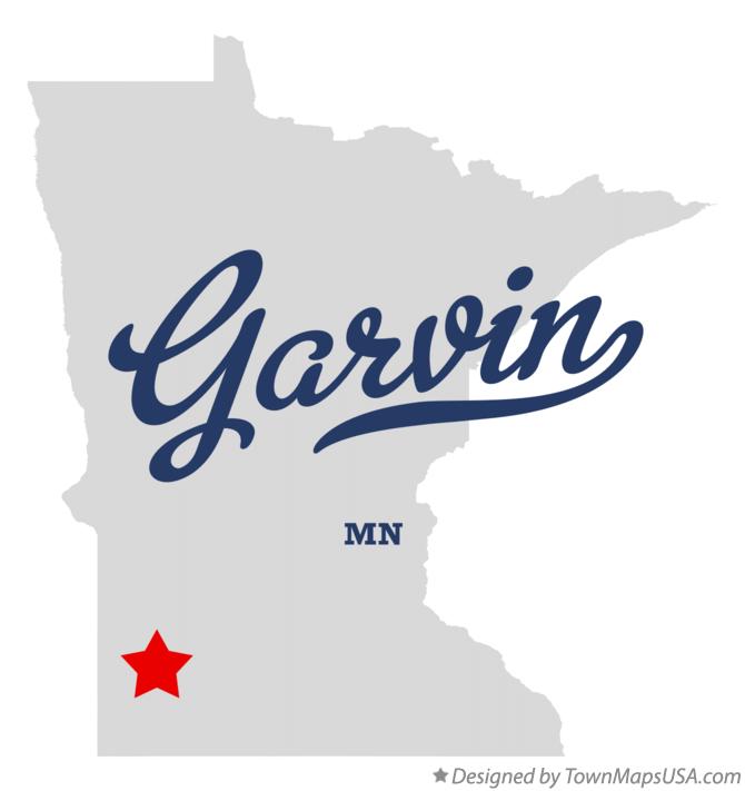 Map of Garvin, MN, Minnesota