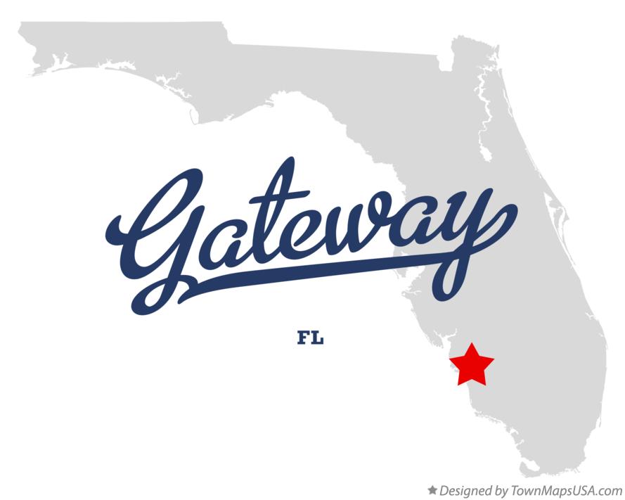 Map of Gateway, FL, Florida