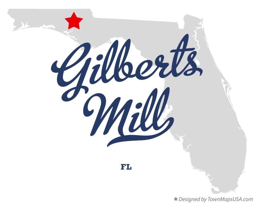 Map of Gilberts Mill, FL, Florida