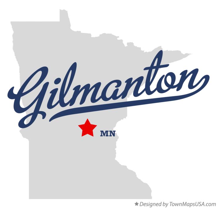 Map of Gilmanton, MN, Minnesota