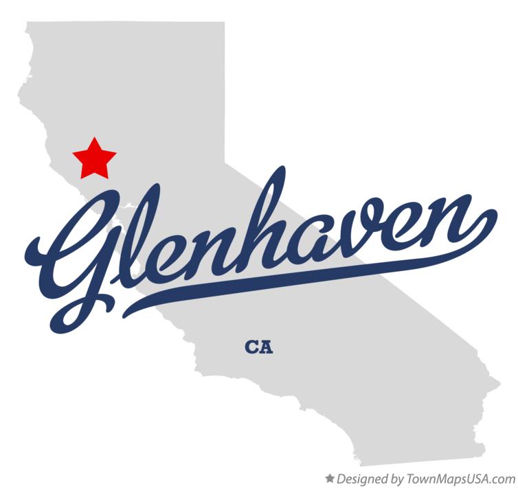 Map of Glenhaven, CA, California
