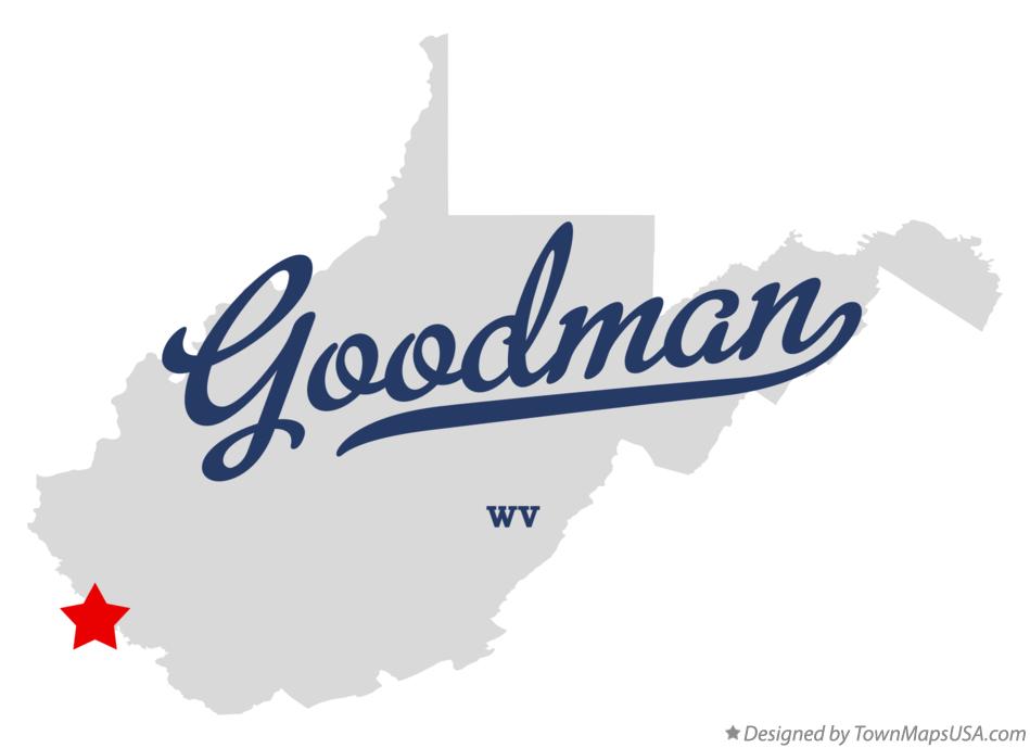 Map of Goodman, WV, West Virginia
