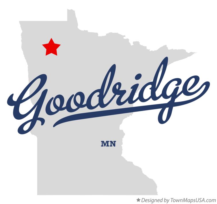 Map of Goodridge, MN, Minnesota