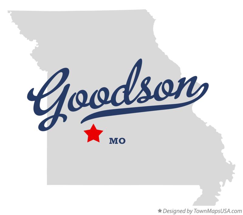 Map of Goodson, MO, Missouri