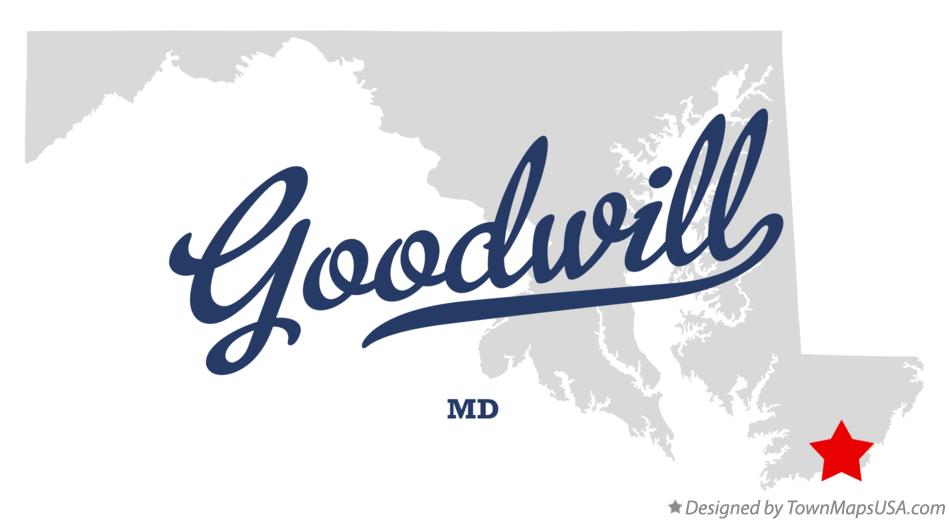 Map of Goodwill, MD, Maryland
