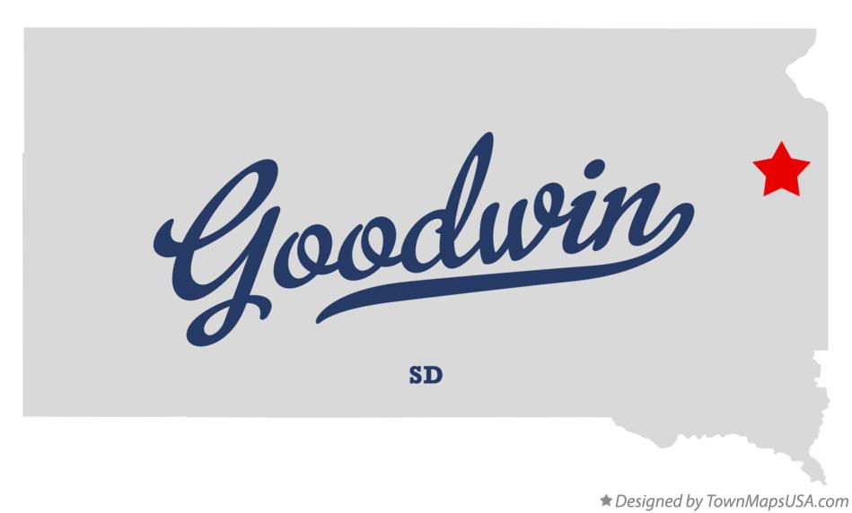 Map of Goodwin, SD, South Dakota