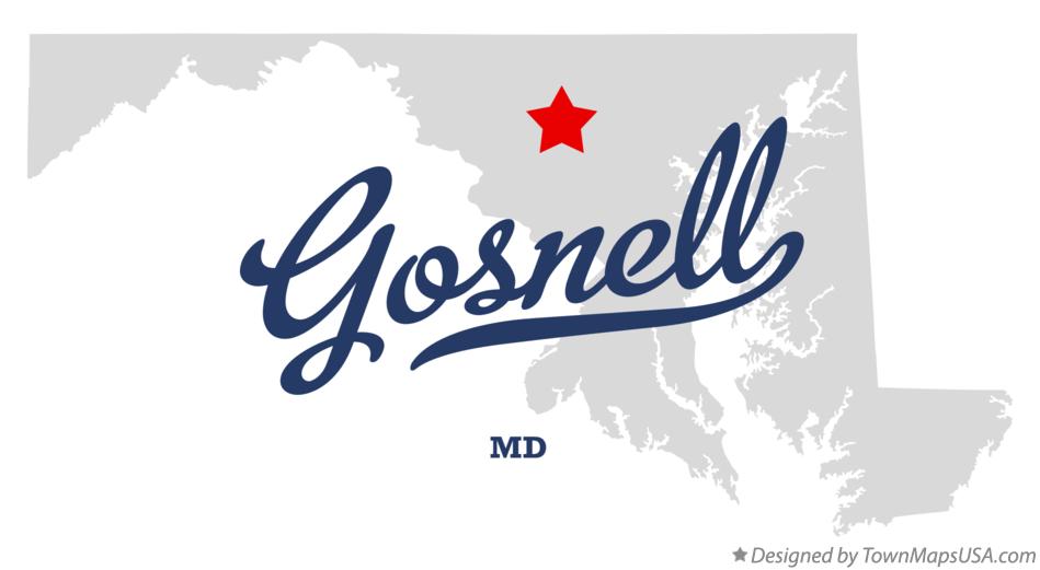 Map of Gosnell, MD, Maryland
