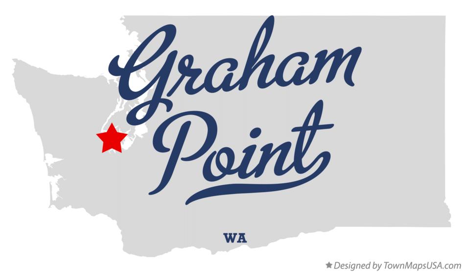 Map of Graham Point, WA, Washington