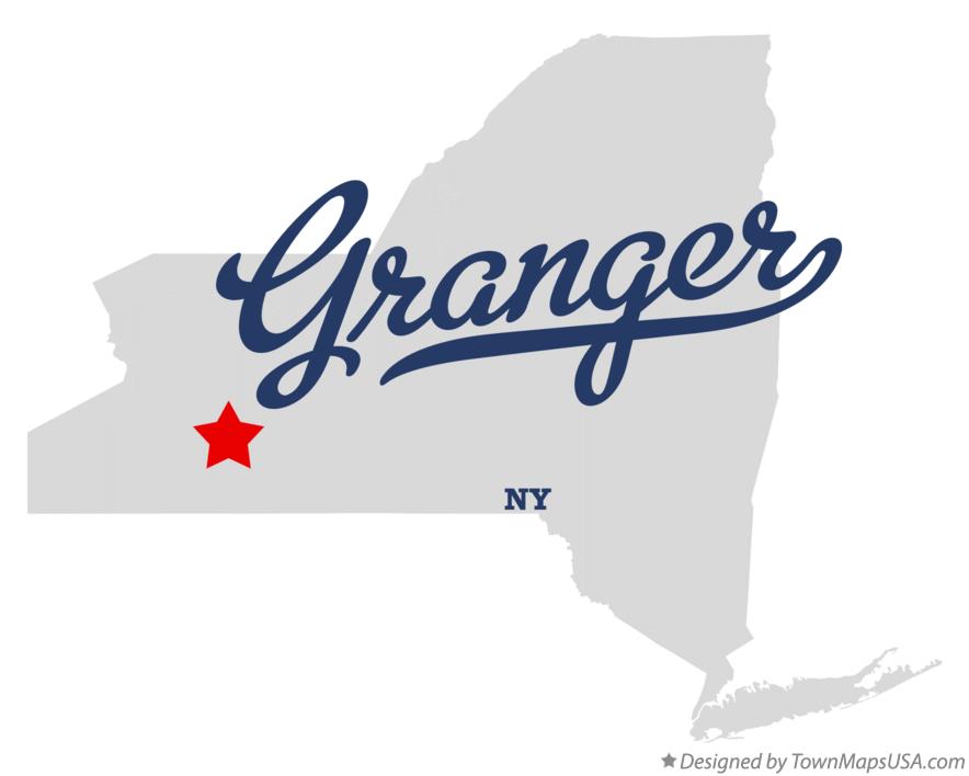 Map of Granger, NY, New York