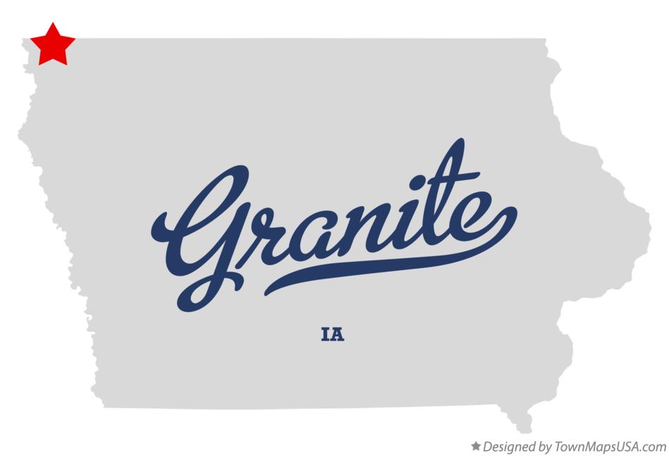 Map of Granite, IA, Iowa