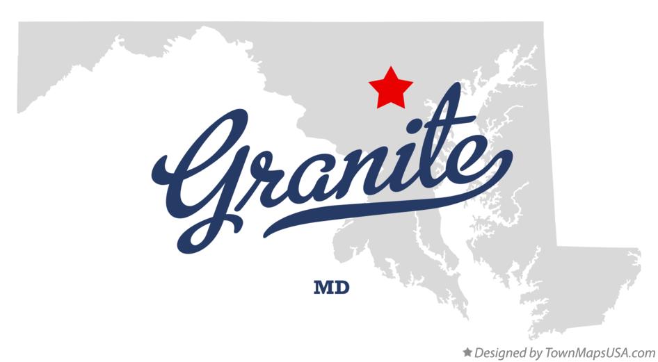 Map of Granite, MD, Maryland