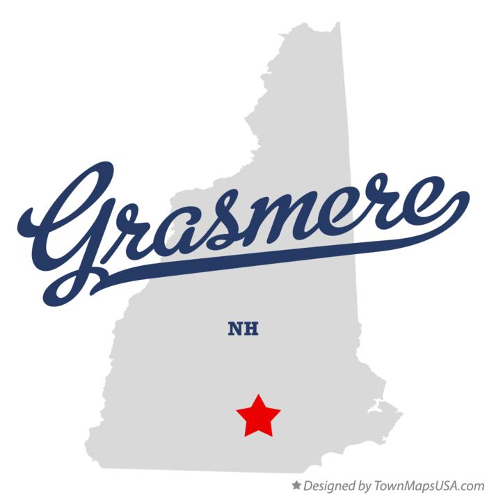 Map of Grasmere, NH, New Hampshire