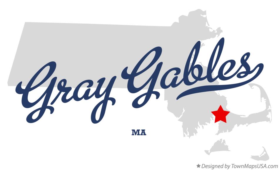 Map of Gray Gables, MA, Massachusetts