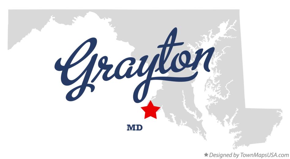 Map of Grayton, MD, Maryland