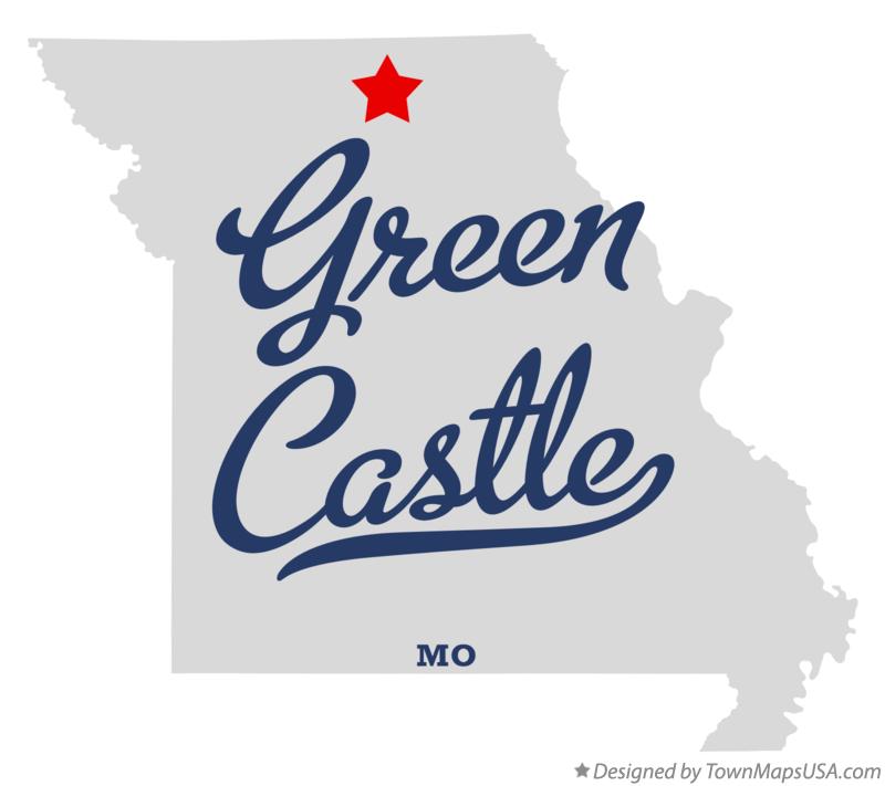 Map of Green Castle, MO, Missouri