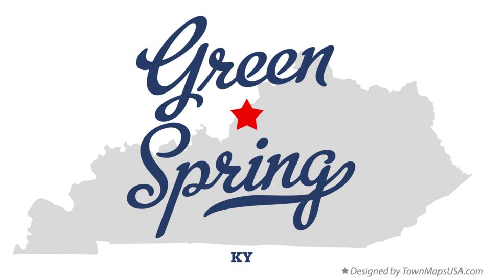 Map of Green Spring, KY, Kentucky