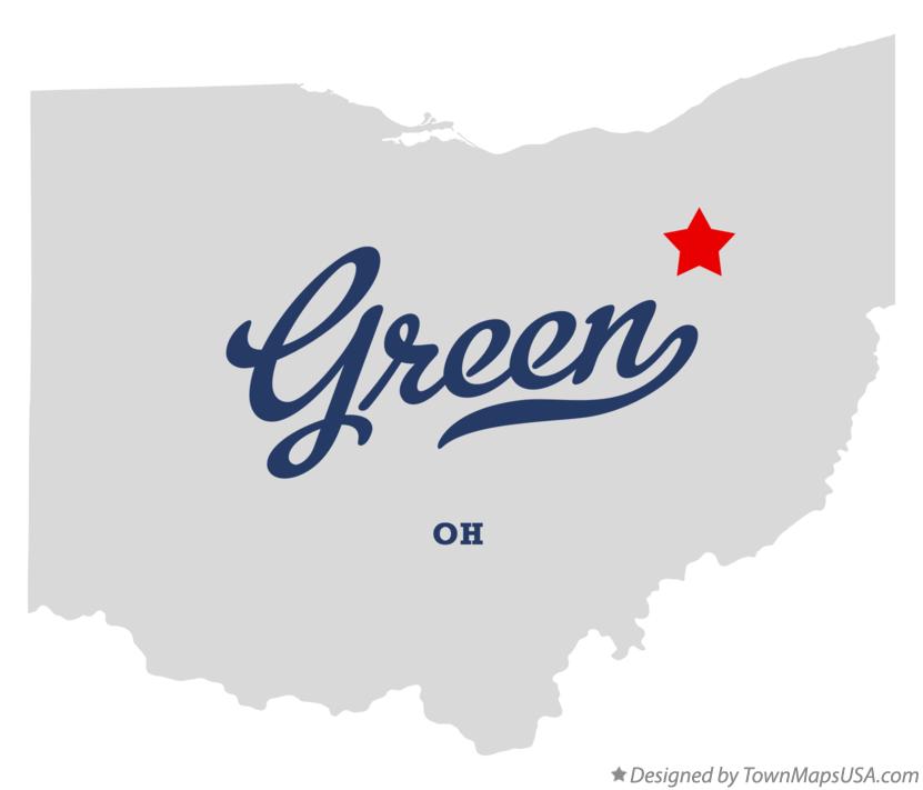 Map of Green, Summit County, OH, Ohio