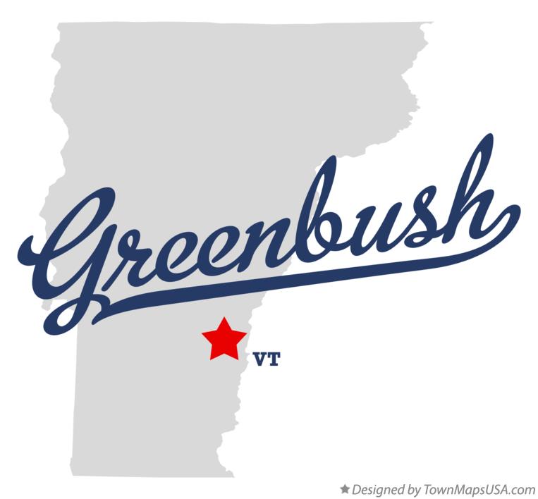 Map of Greenbush, VT, Vermont