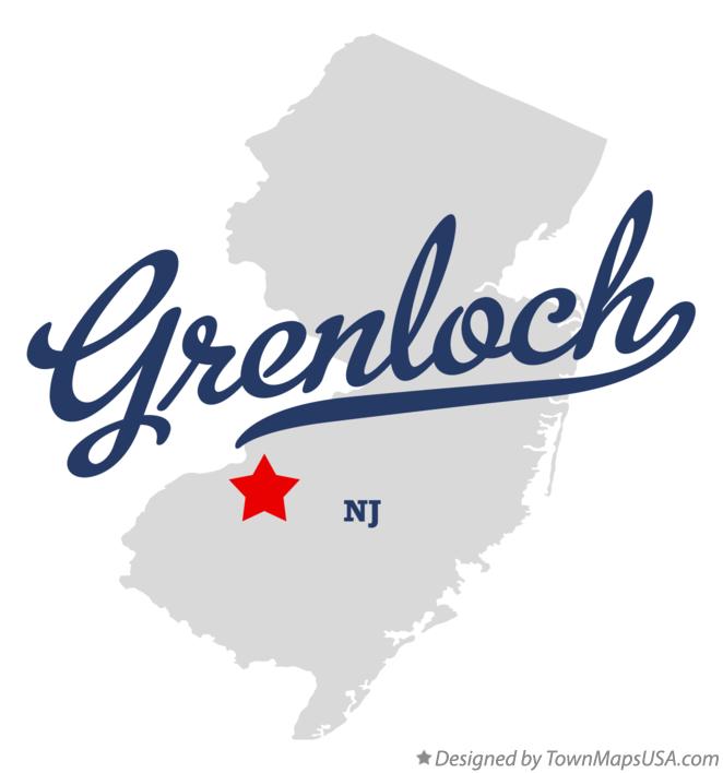 Map of Grenloch, NJ, New Jersey